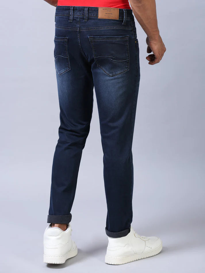 Slim Fit Jeans-Dark Blue