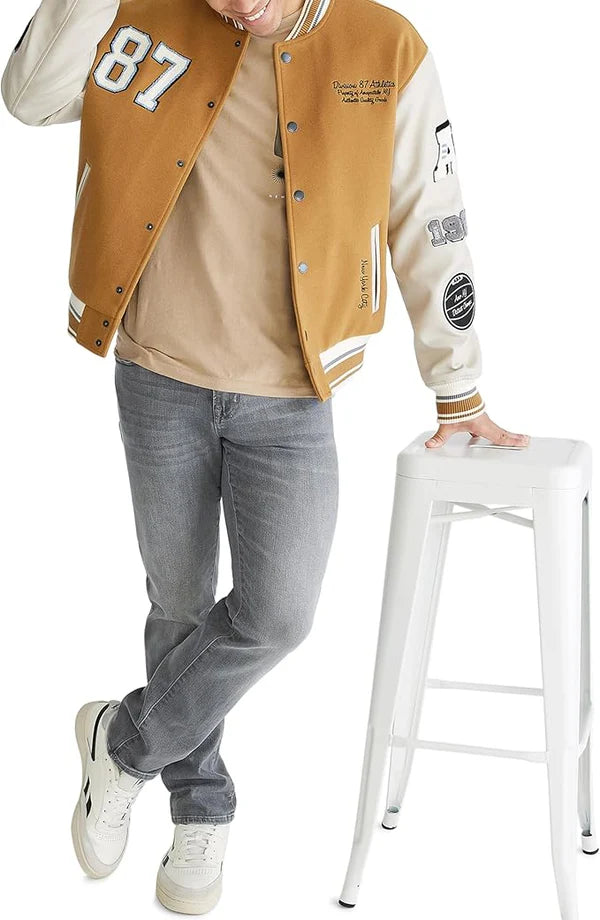 Stretch Grey Jeans Slim-Fit