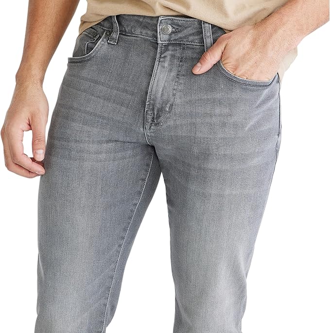 Stretch Grey Jeans Slim-Fit