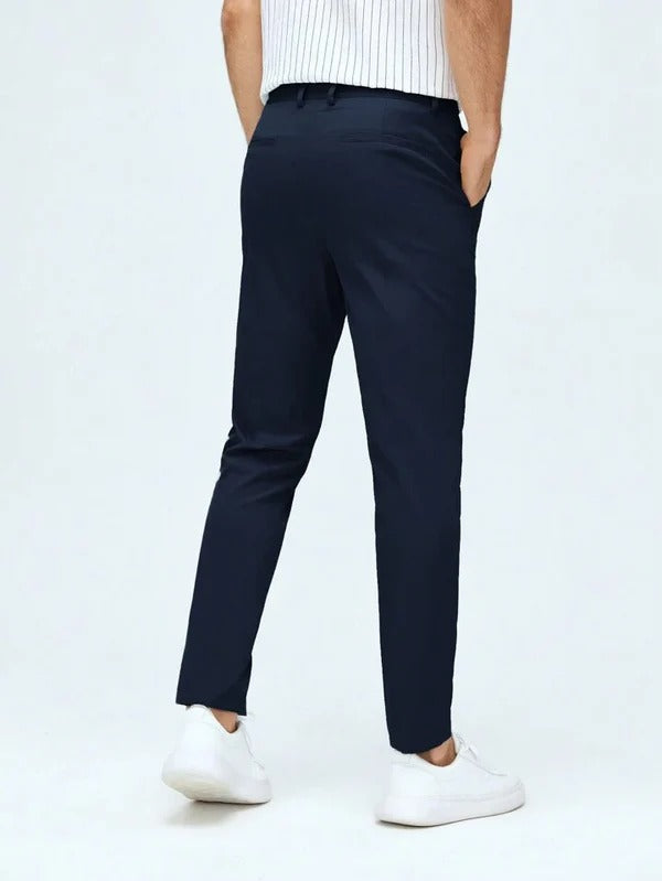 MENS BLUE Cotton Smart Fit Pant