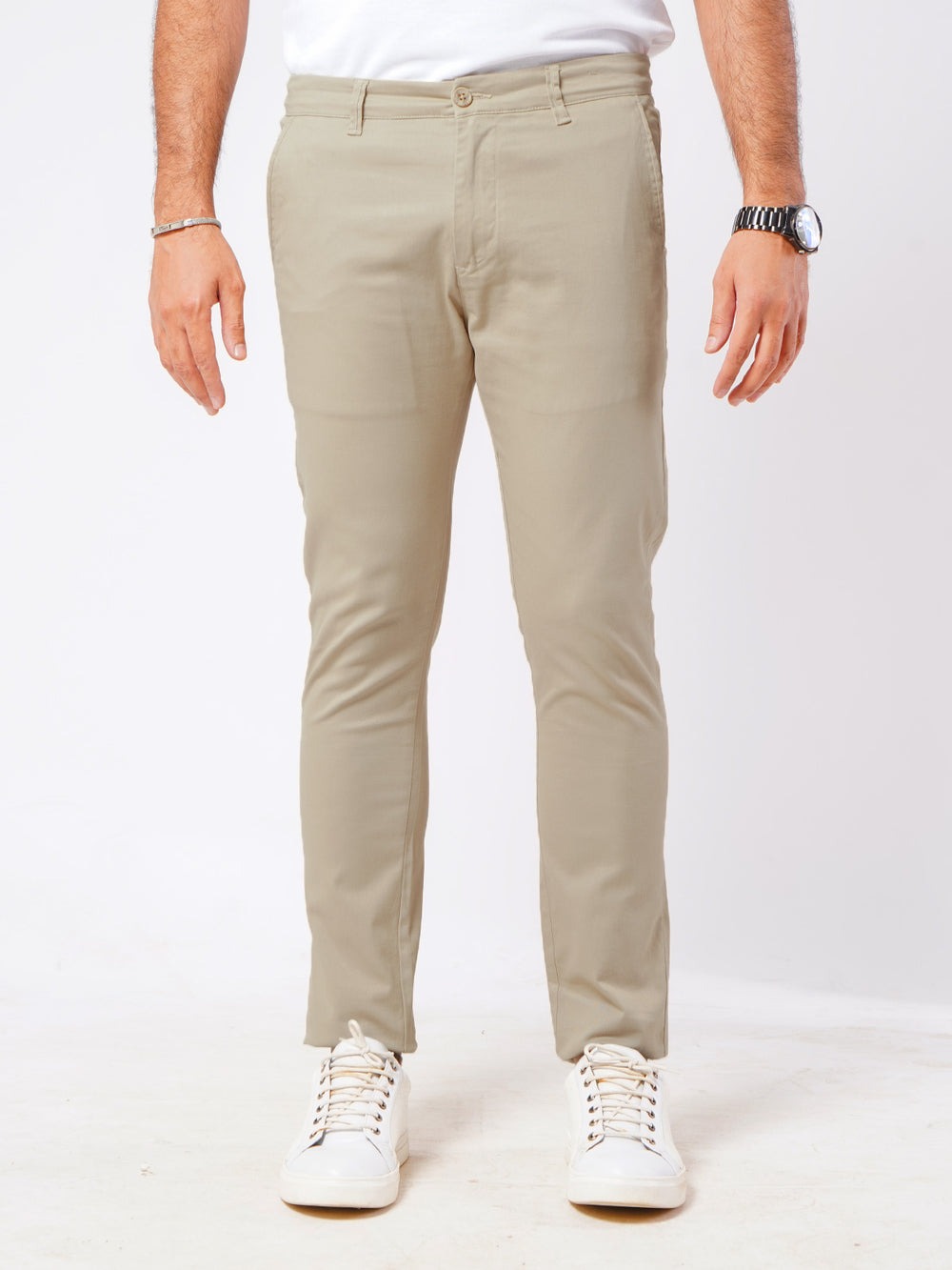 MENS CREAMY Cotton SMART Fit Pant