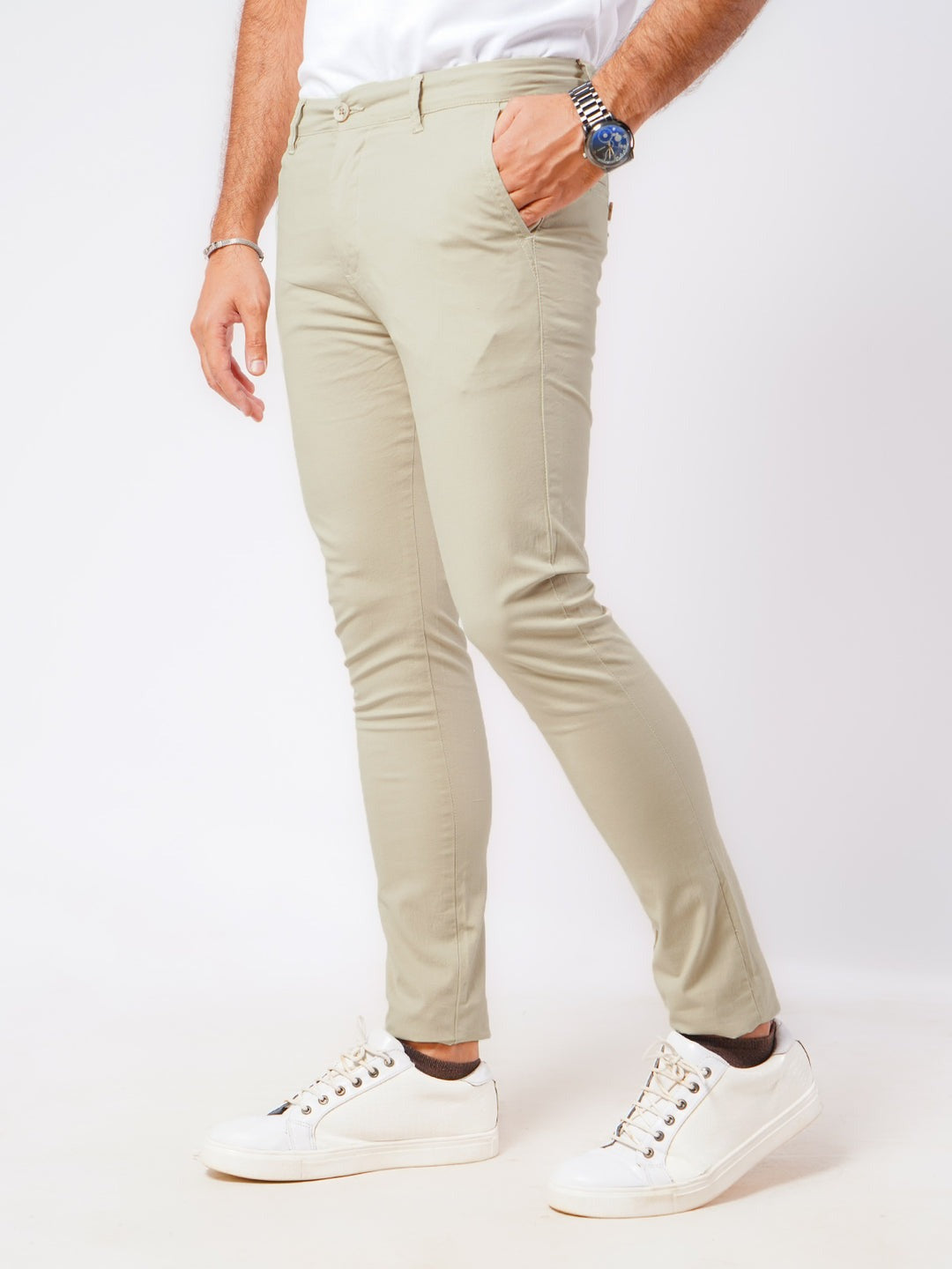 MENS CREAMY Cotton SMART Fit Pant