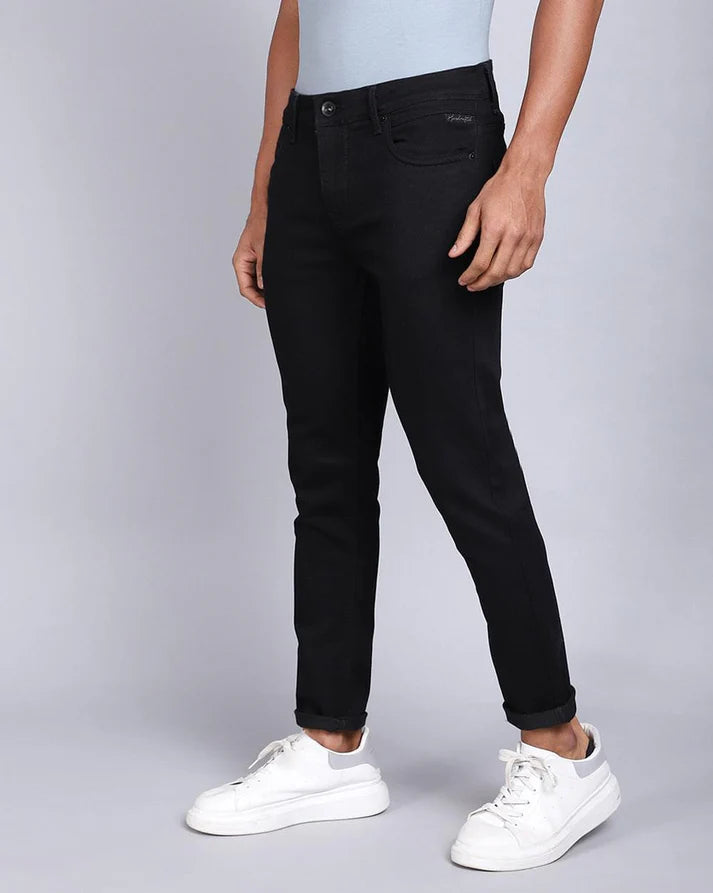 Ankle Fit Jet-Black Jeans