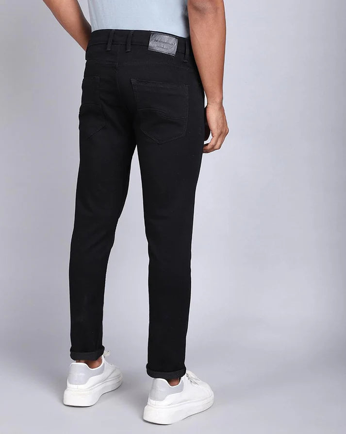 Ankle Fit Jet-Black Jeans