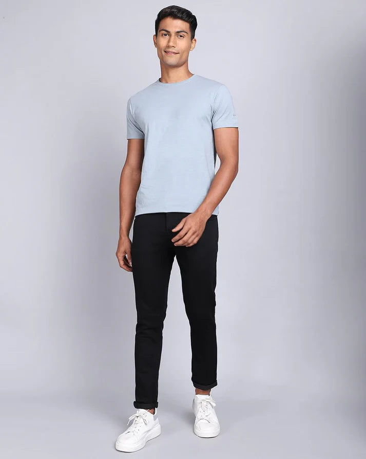 Ankle Fit Jet-Black Jeans
