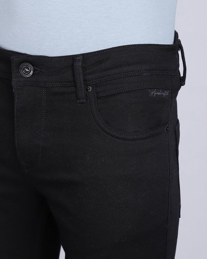 Ankle Fit Jet-Black Jeans