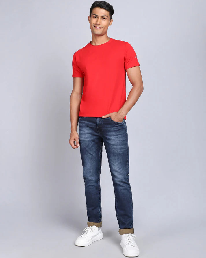 Slim Fit Jeans-Dark Blue
