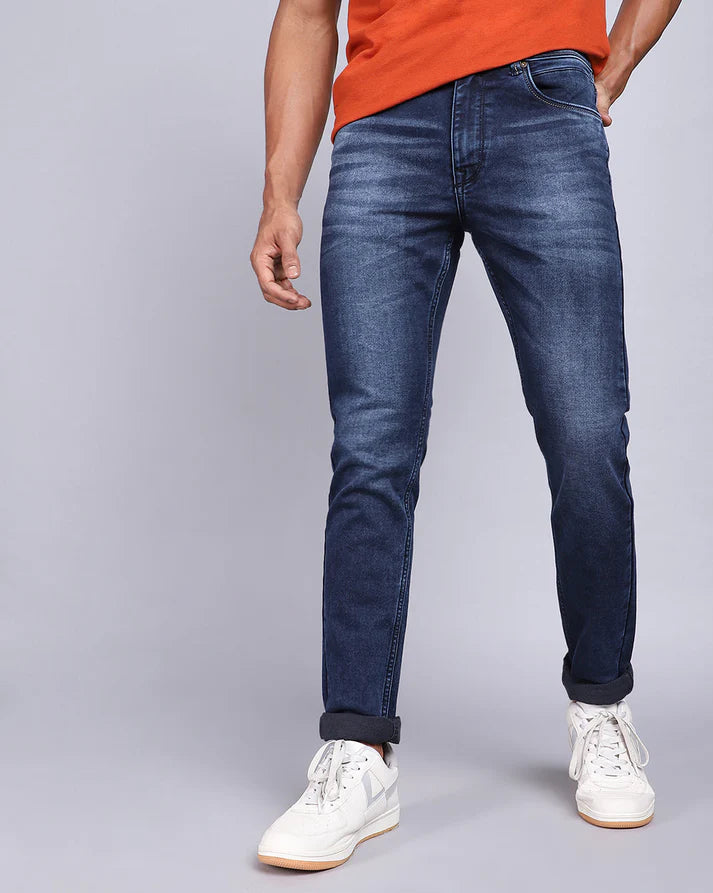 Slim Fit Jeans-Dark Blue