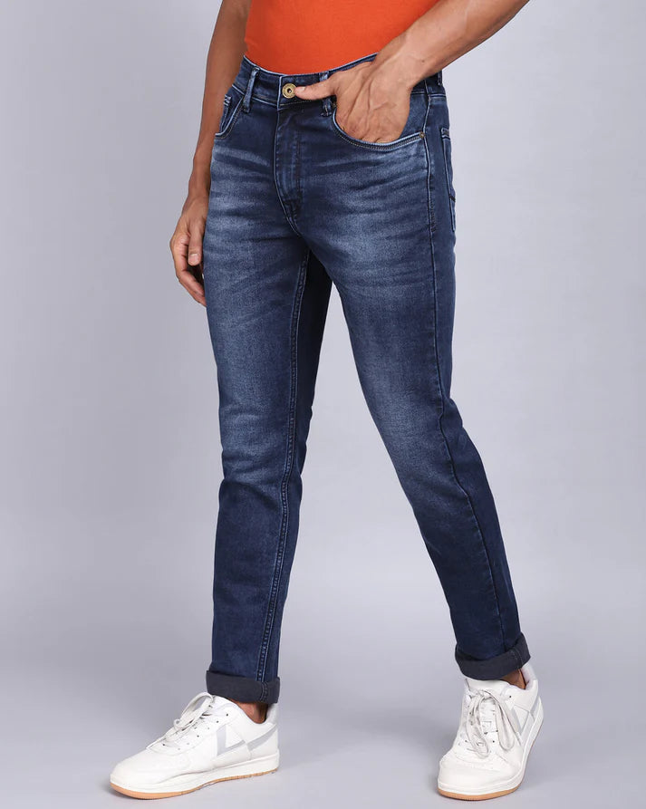 Slim Fit Jeans-Dark Blue