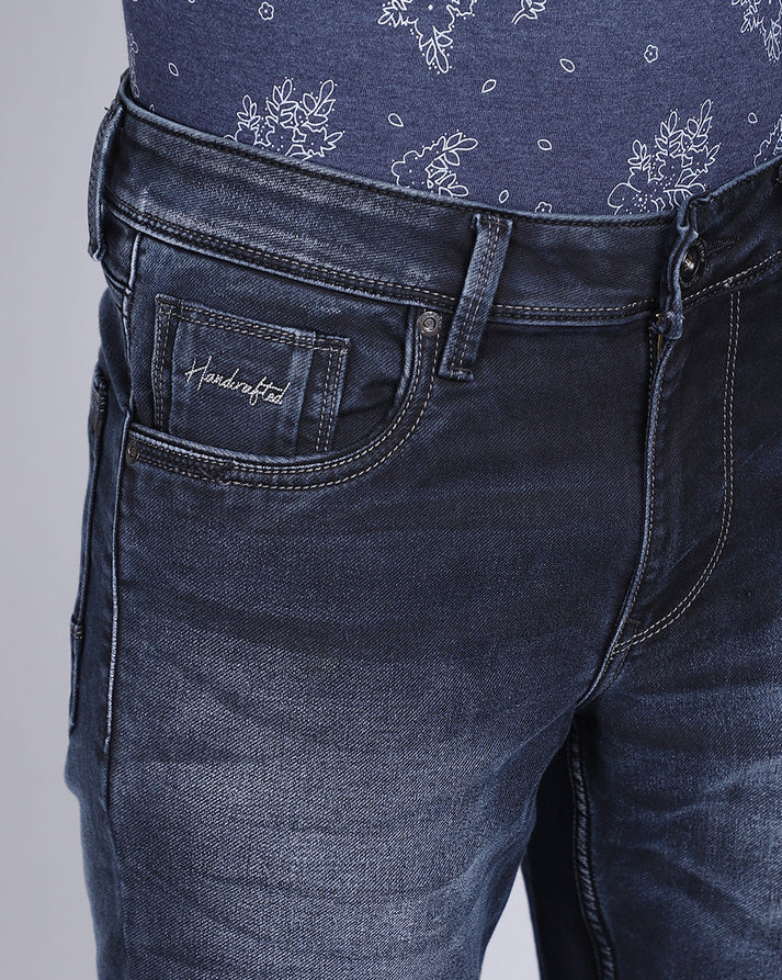 Slim Fit Mild Washed Dark Blue