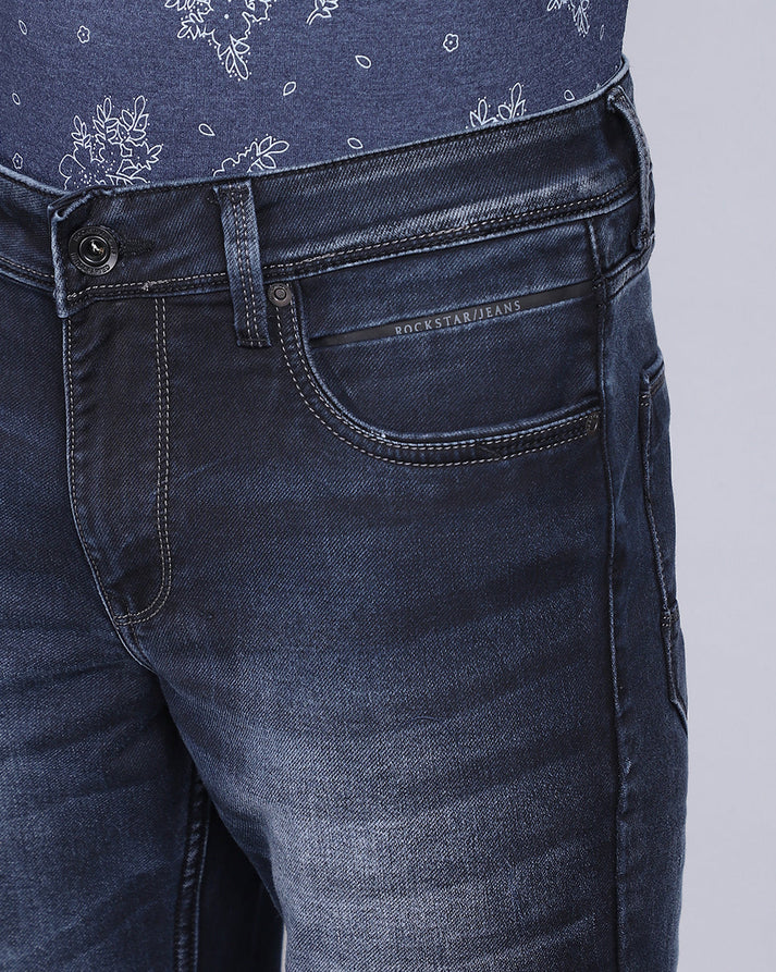 Slim Fit Mild Washed Dark Blue